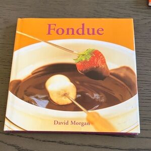 Fondue Cookbook by David Morgan - Orange Cover